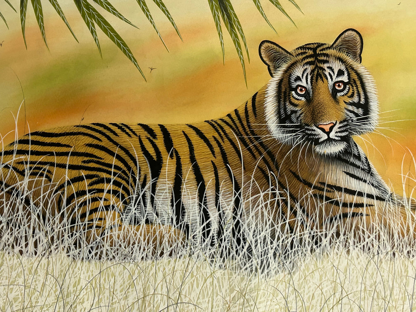 Tiger Portrait Pichwai Painting 3