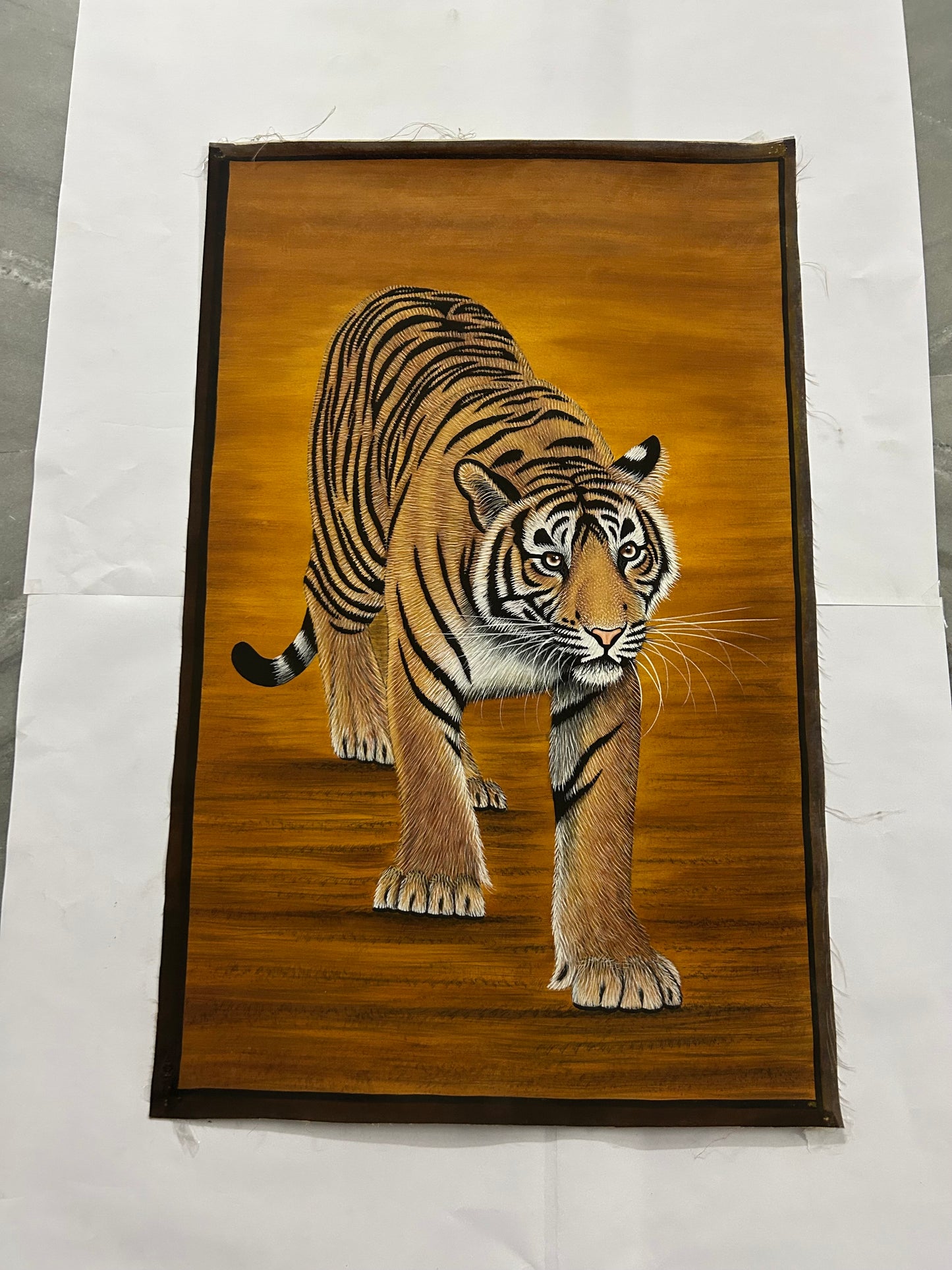 Tiger Portrait Pichwai Painting 4