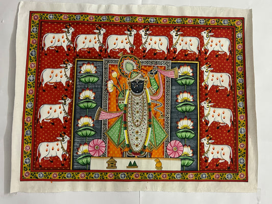 Shreenath Ji Pichwai Painting
