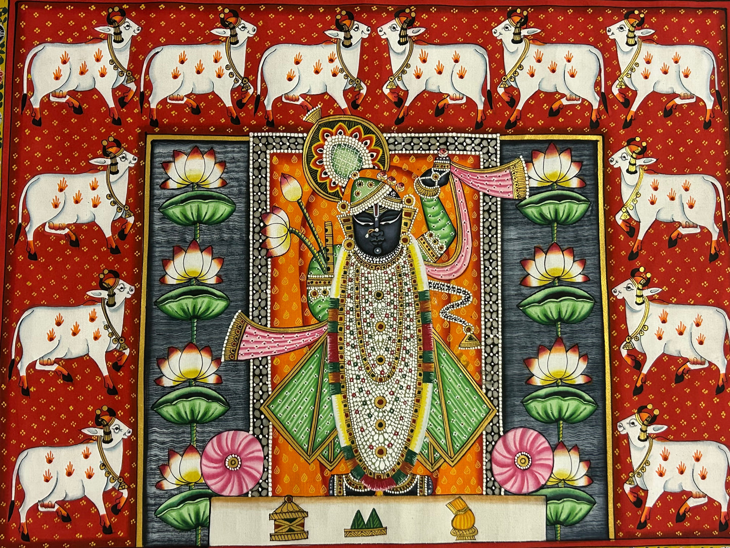 Shreenath Ji Pichwai Painting