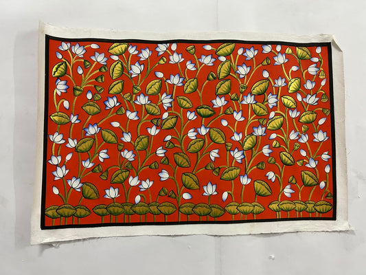 Blooming Lotus Garden – Scarlet Harmony