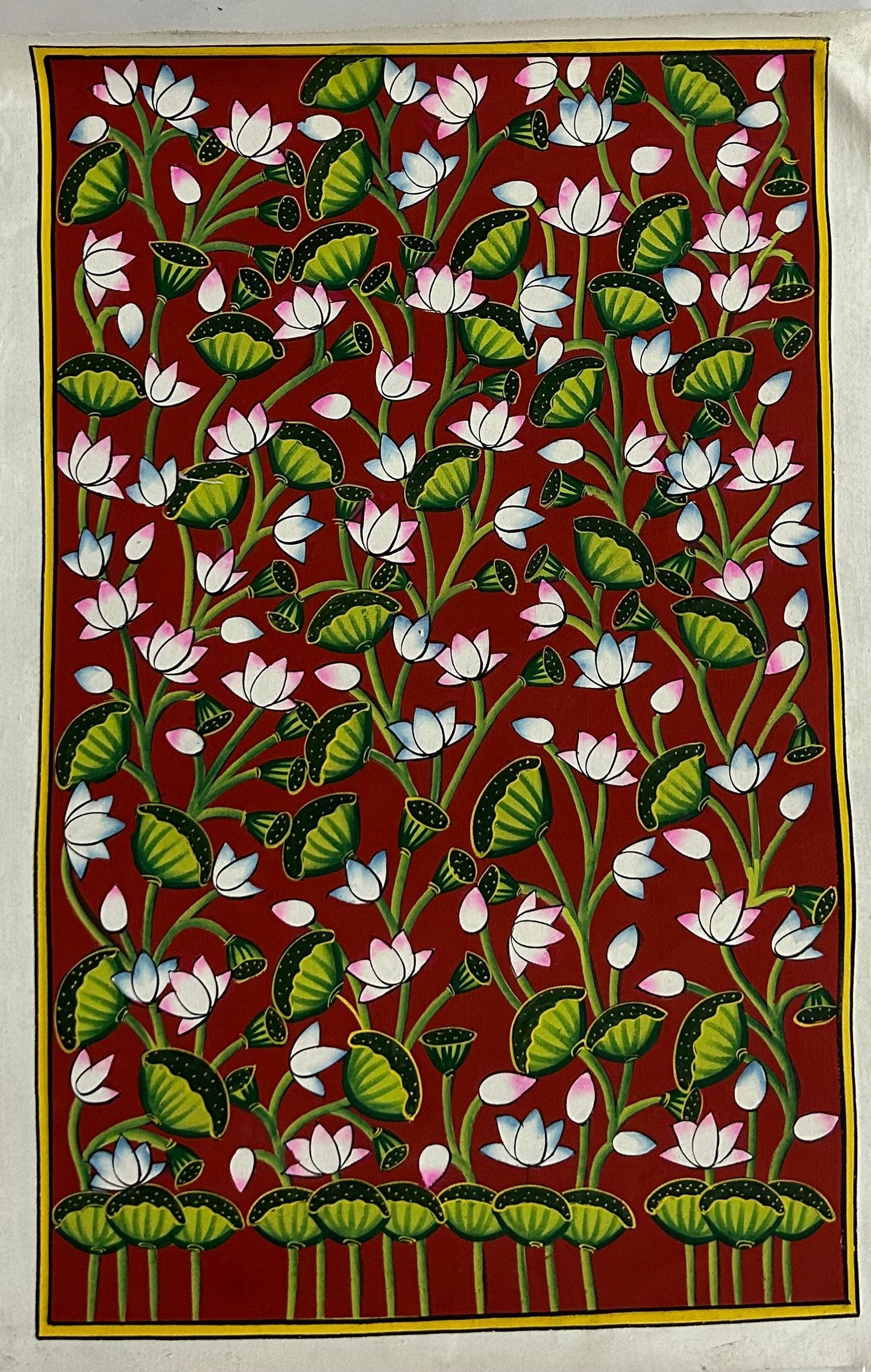 Lotus Bloom – Decorative Floral Painting