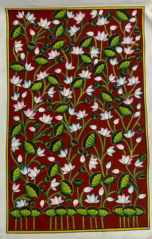 Lotus Bloom – Decorative Floral Painting