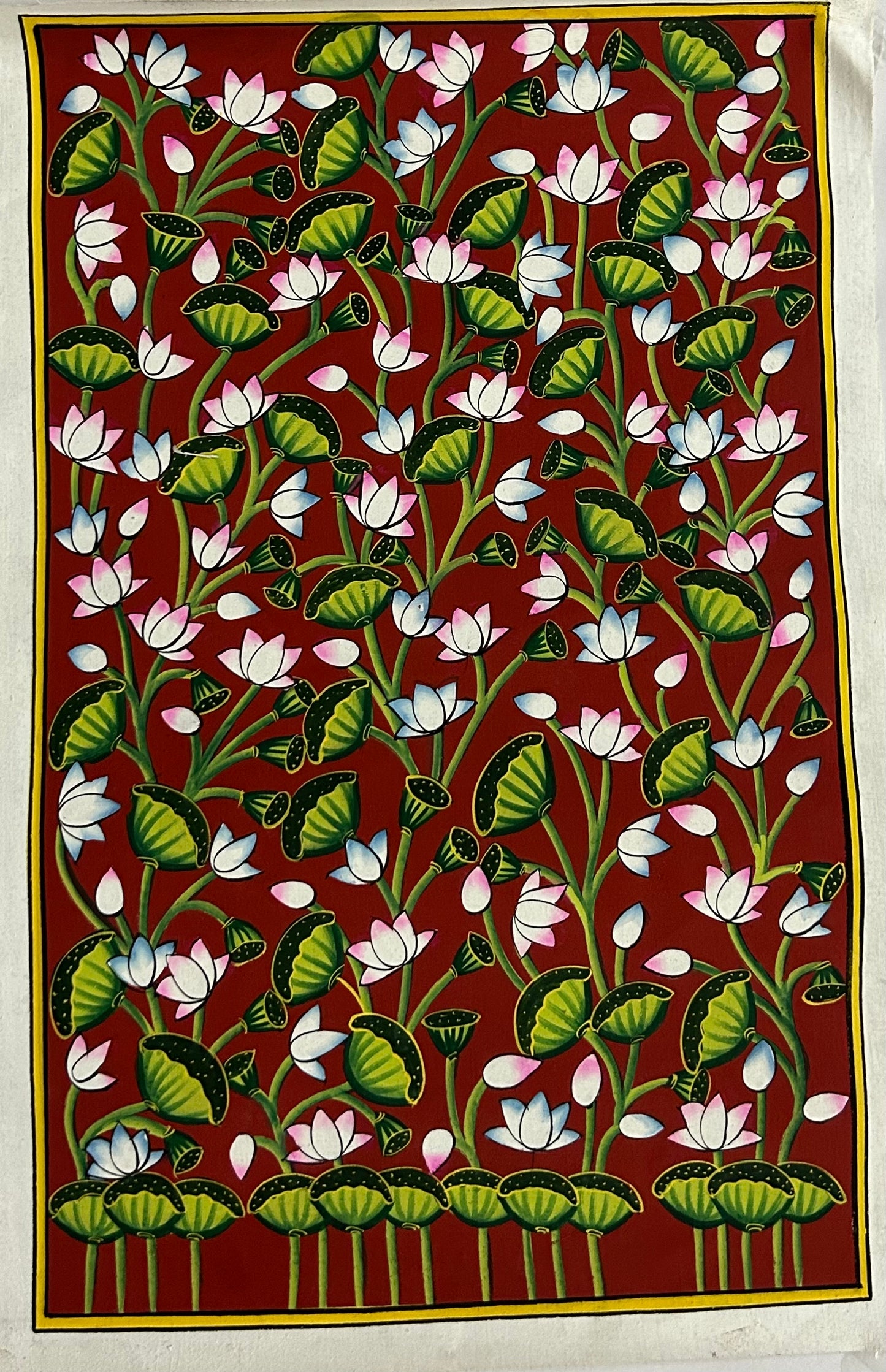 Lotus Bloom – Decorative Floral Painting