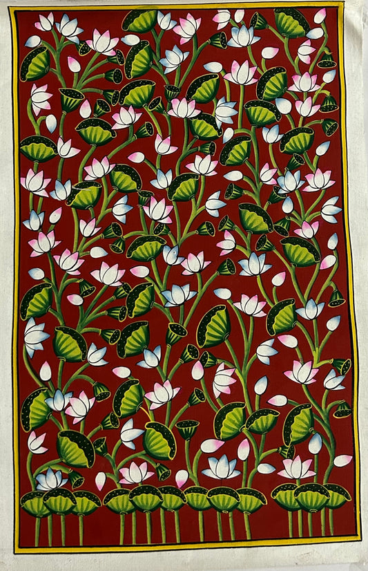 Lotus Bloom – Decorative Floral Painting