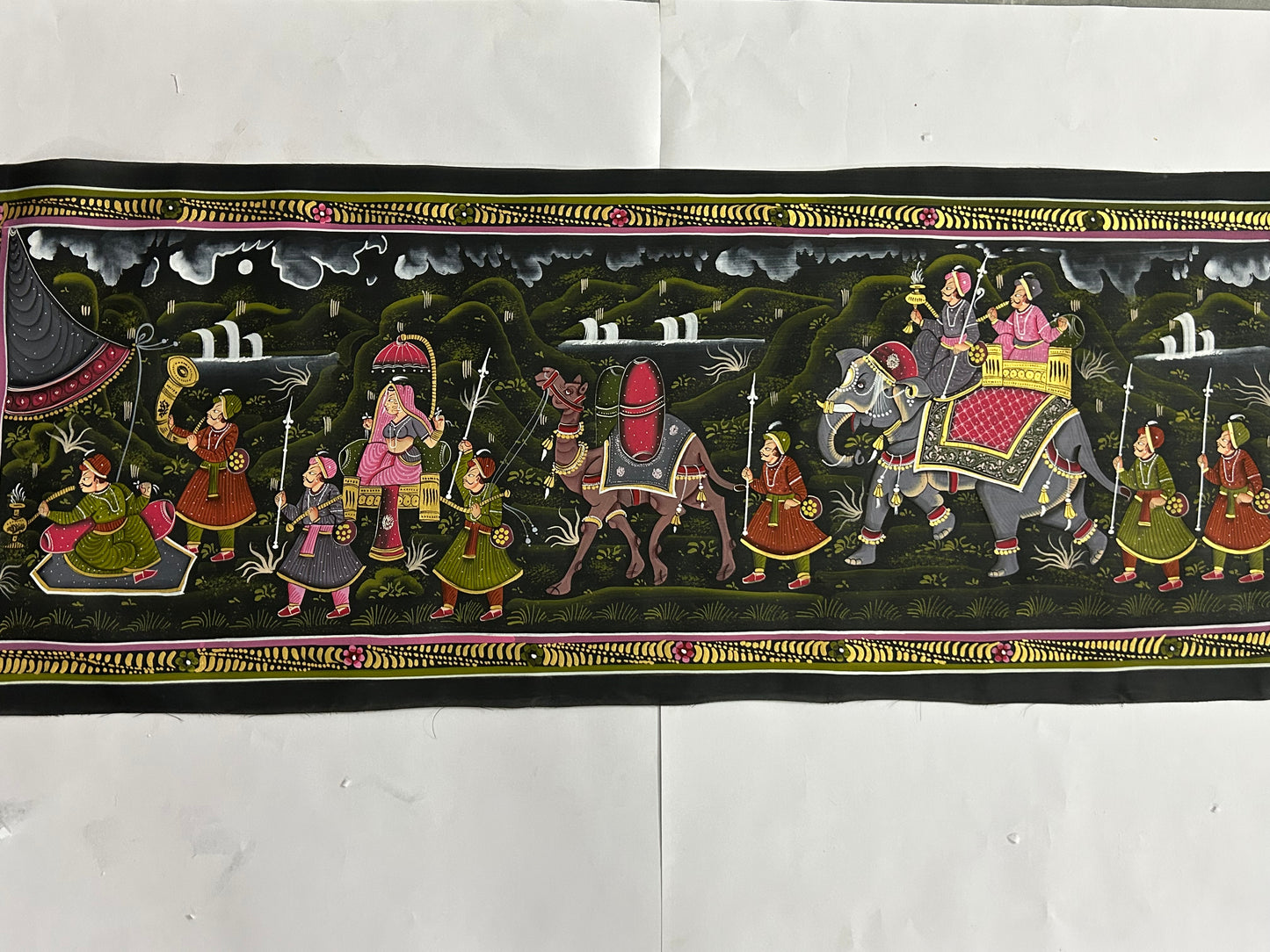 Royal Procession Under the Monsoon Sky