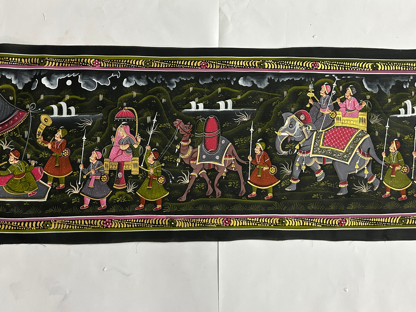 Royal Procession Under the Monsoon Sky