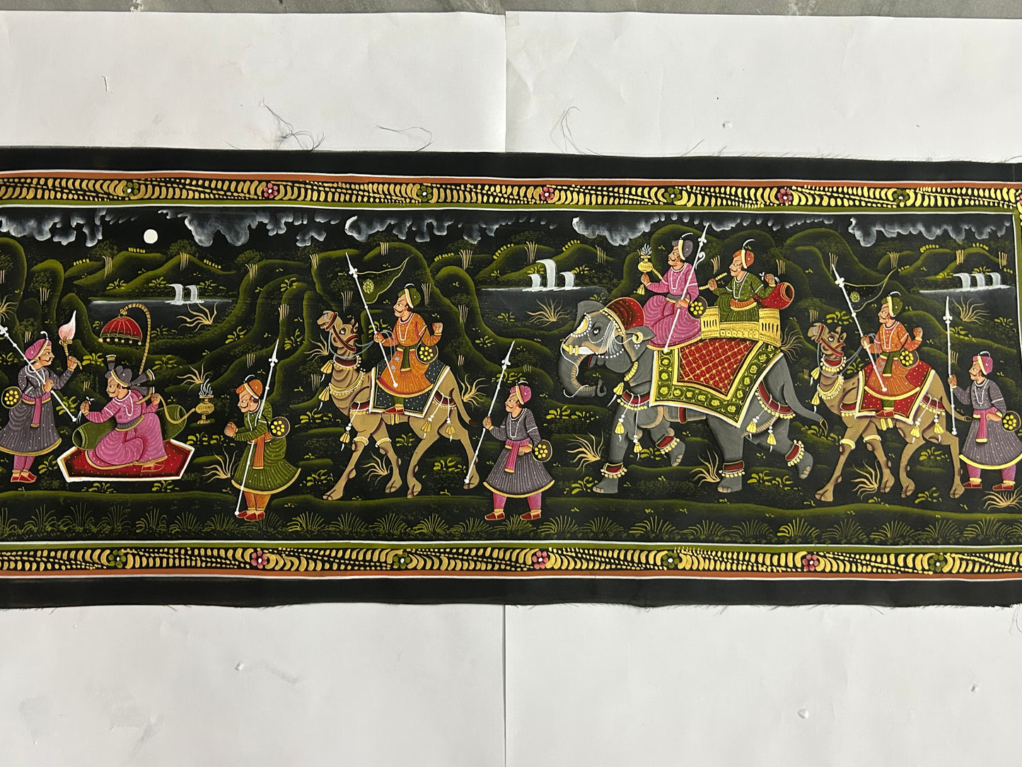 Royal Procession Under the Monsoon Sky