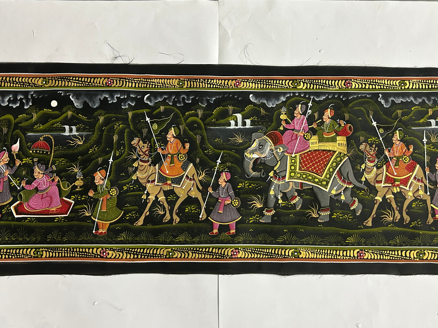 Royal Procession Under the Monsoon Sky