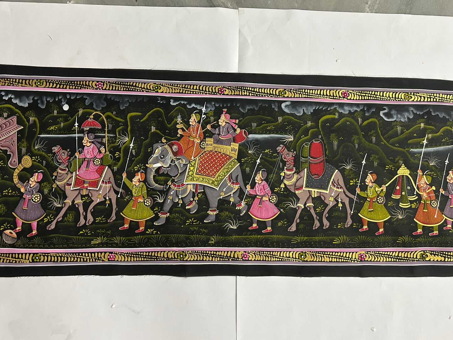Royal Procession Under the Monsoon Sky