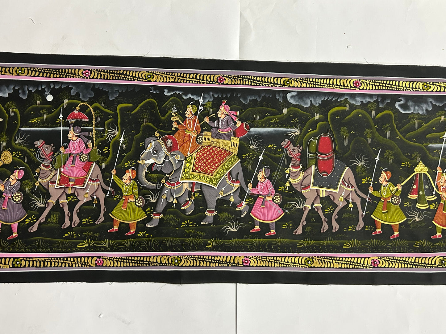 Royal Procession Under the Monsoon Sky