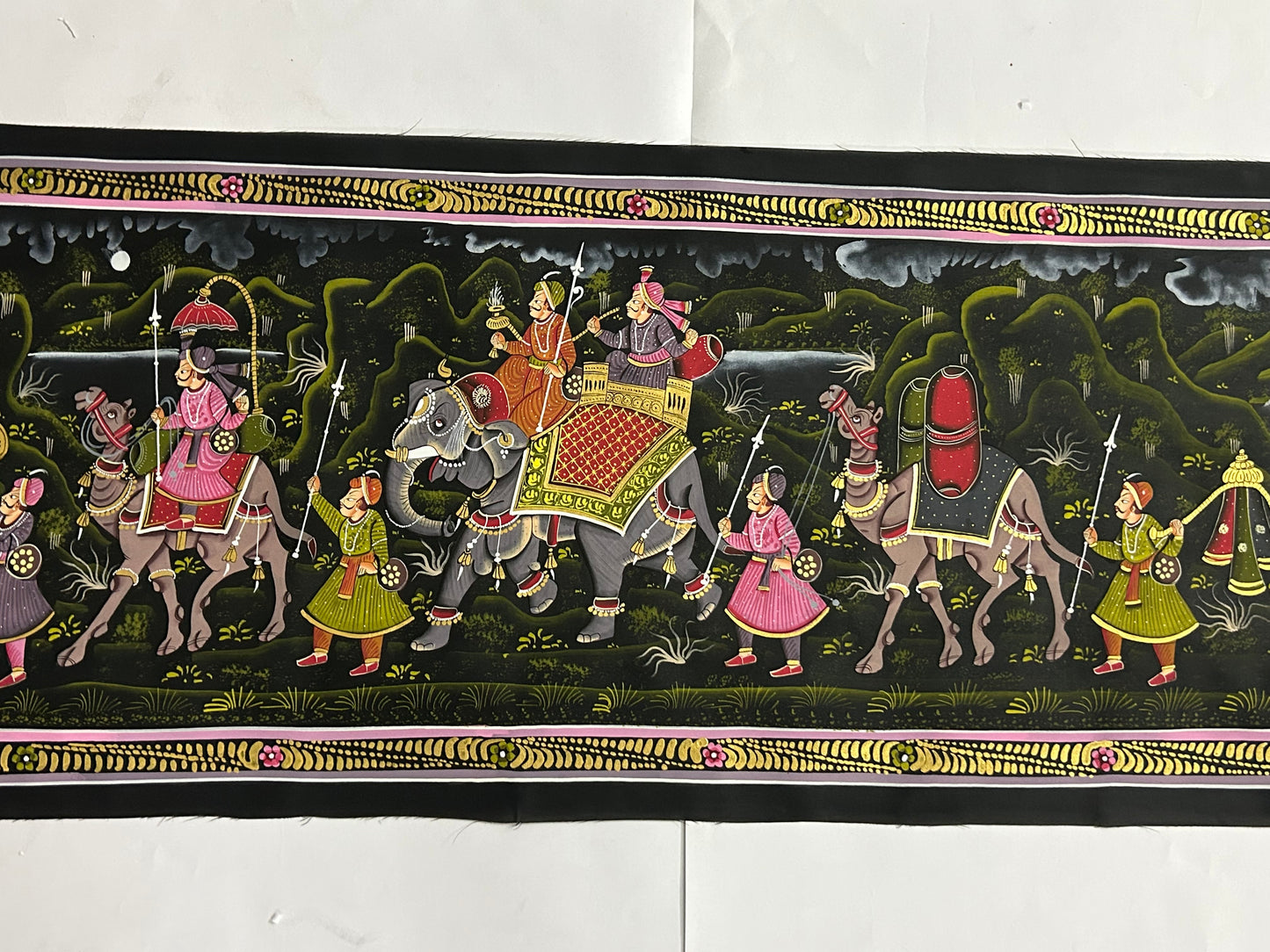Royal Procession Under the Monsoon Sky