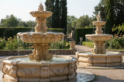 Stone-Carved Fountains